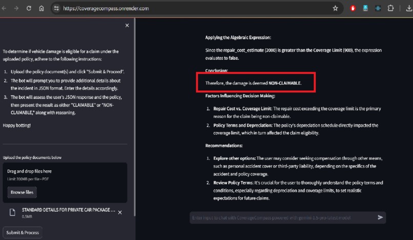 CoverageCompass - Navigating Insurance with AI – screenshot 3