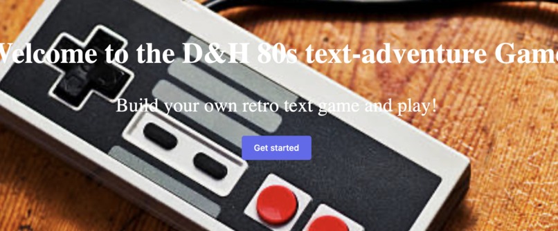 D&H Say hello to the 80s text-adventure wording game! – screenshot 1