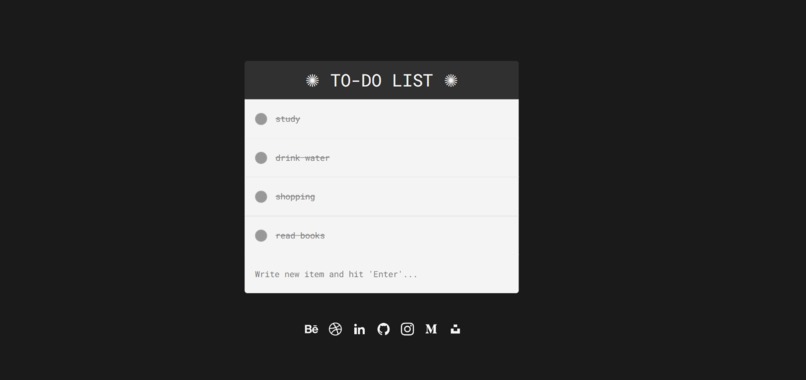 To do list – screenshot 1