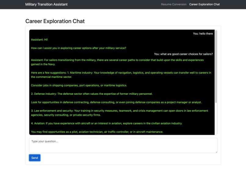 Military Career Advisor – screenshot 1