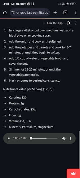 From Bytes to Bites (Deep Learning & AI Generated Recipes)  – screenshot 3