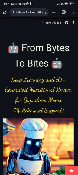 From Bytes to Bites (Deep Learning & AI Generated Recipes)  – screenshot 1