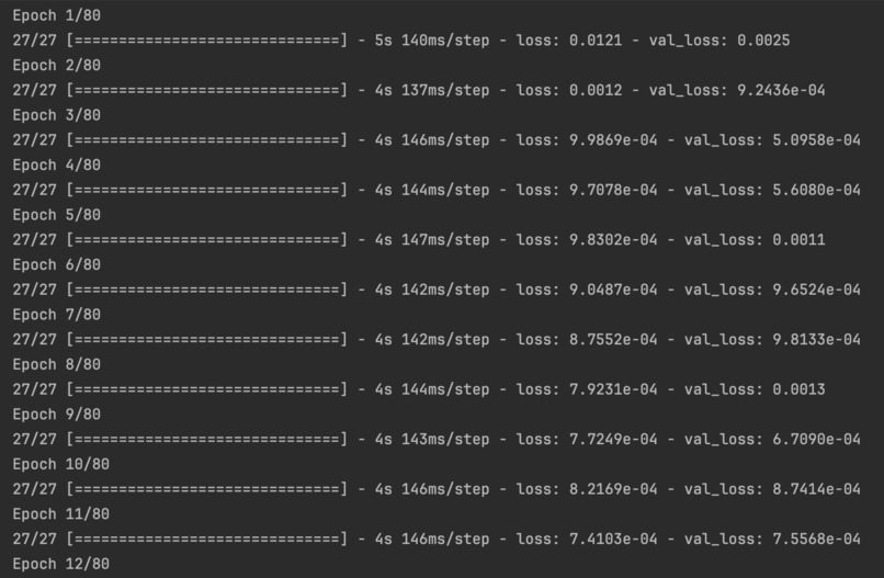 Deep learning in virtual currencies prediction – screenshot 7