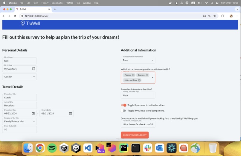 TraWell – screenshot 5