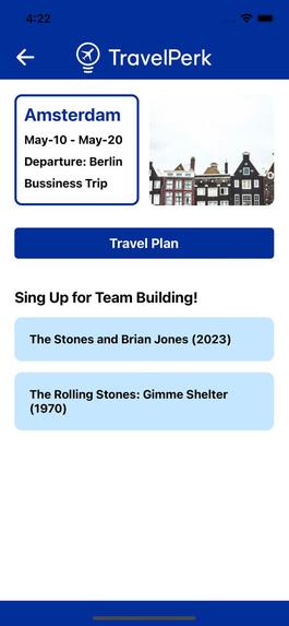TravelPerk TeamBuilding App – screenshot 2