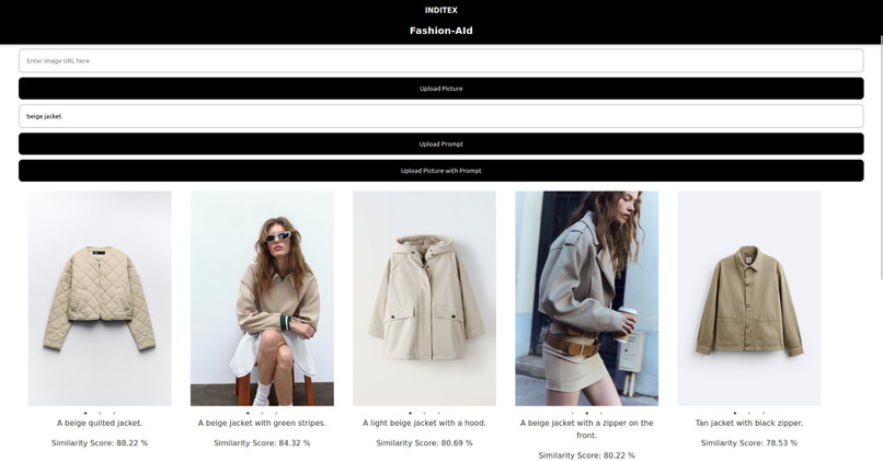 INDITEX - FashionAId – screenshot 1