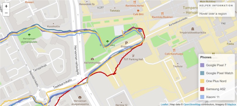 SatCompare – screenshot 1