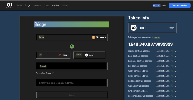 Corridor Finance, unleash 1 trillion Bitcoin MCP to Tron! – screenshot 1
