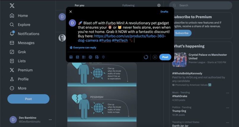 PosteeBot – screenshot 6