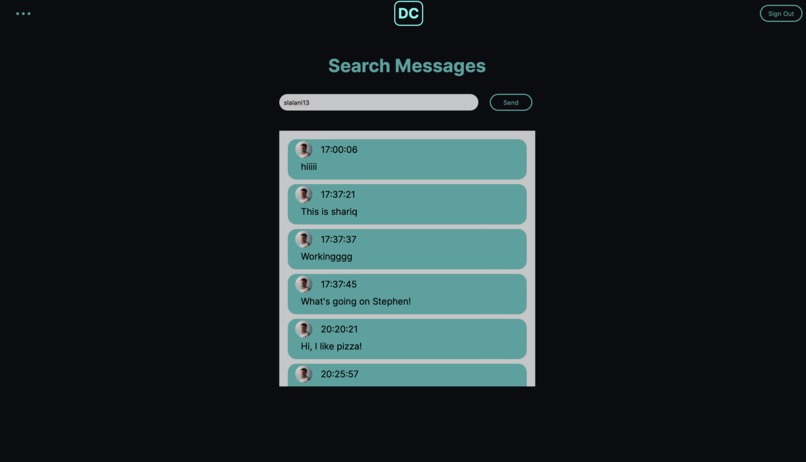 ChatApp – screenshot 3