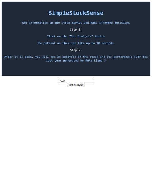 SimpleStockSense – screenshot 2