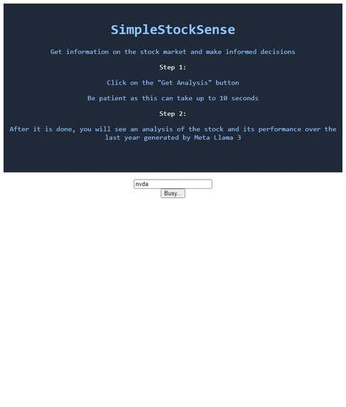 SimpleStockSense – screenshot 3