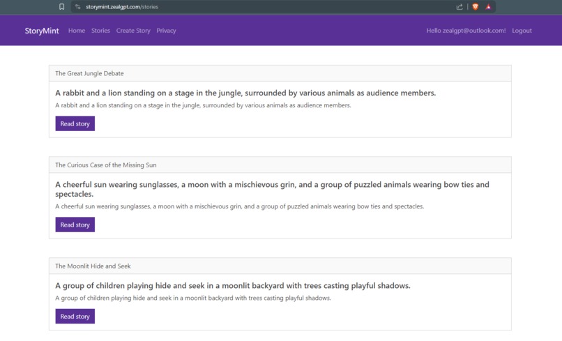 StoryMint – screenshot 1