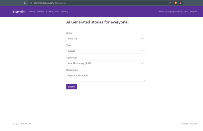 StoryMint – screenshot 2