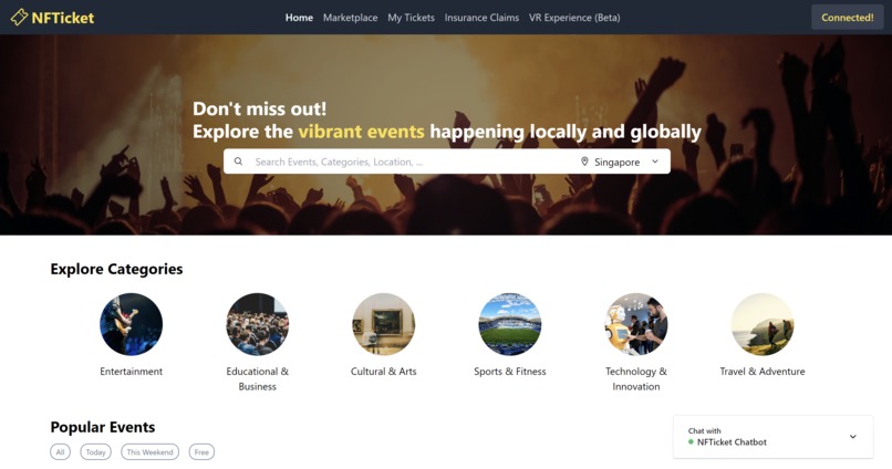 NFTicket – screenshot 1
