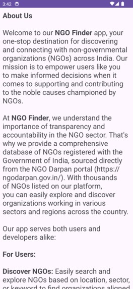 NGO Finder  – screenshot 13