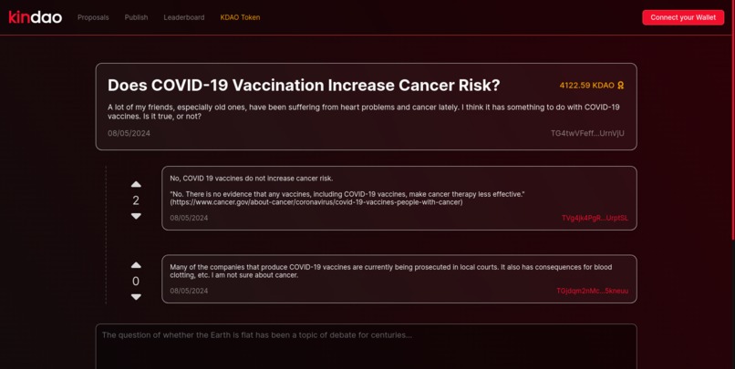 kindao - Decentralized Fact-Check – screenshot 3