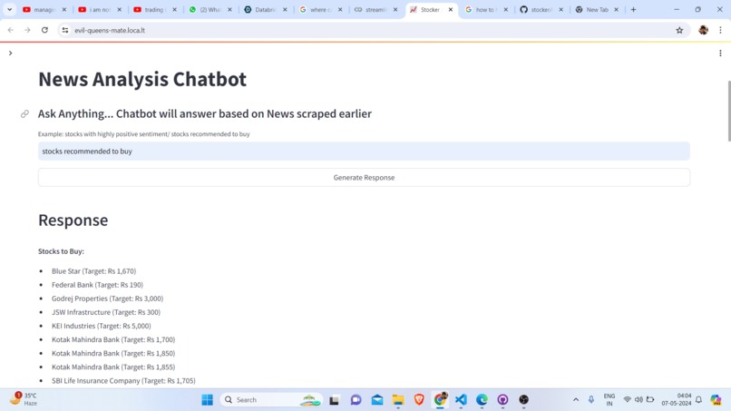 Stock Market Analysis with AI – screenshot 3
