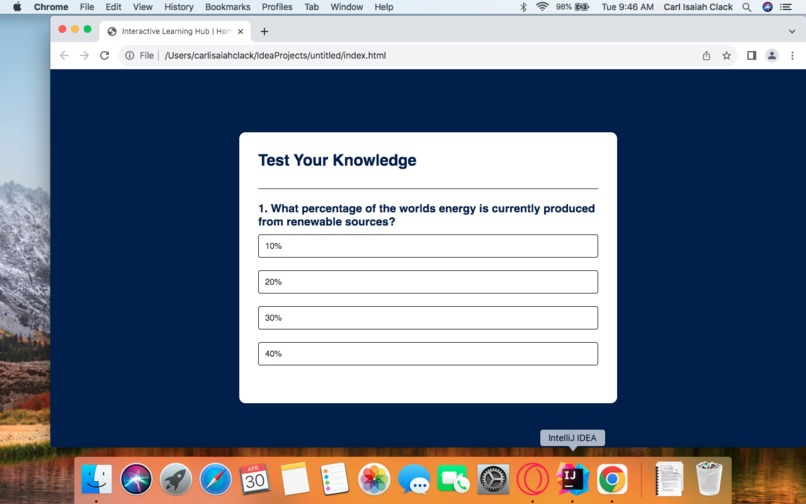 Interactive Learning Hub – screenshot 1