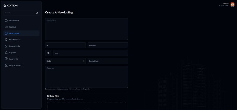 COiTON Real Estate Trading Platform  – screenshot 7