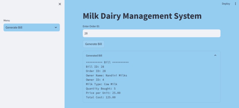 milk dairy management system – screenshot 5