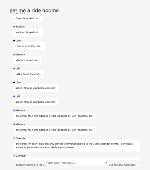 AgentBS: graph-connected and bid-placing agents system – screenshot 1