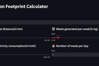 Your Carbon Footprint Calculator
