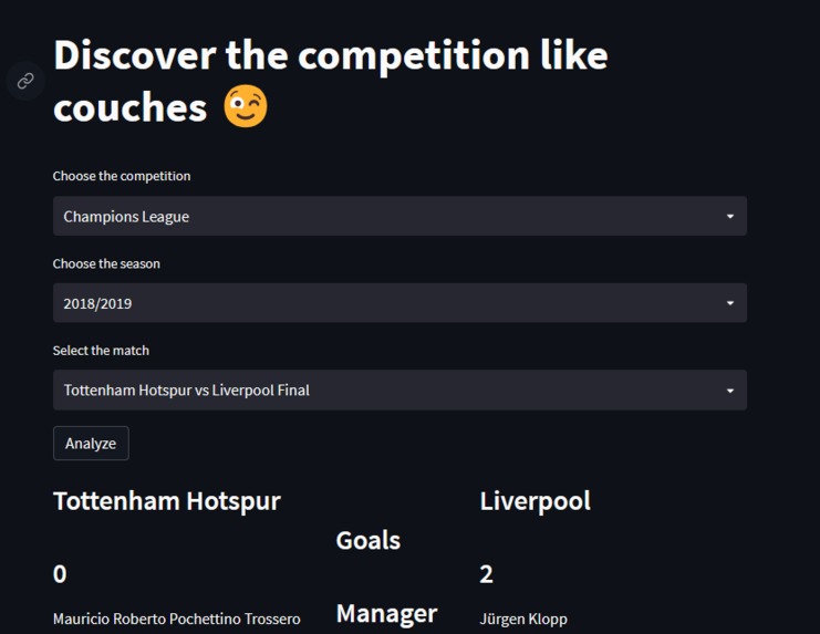 Soccer Analytics – screenshot 2