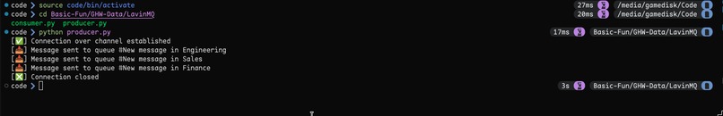 LavinMQ – screenshot 2