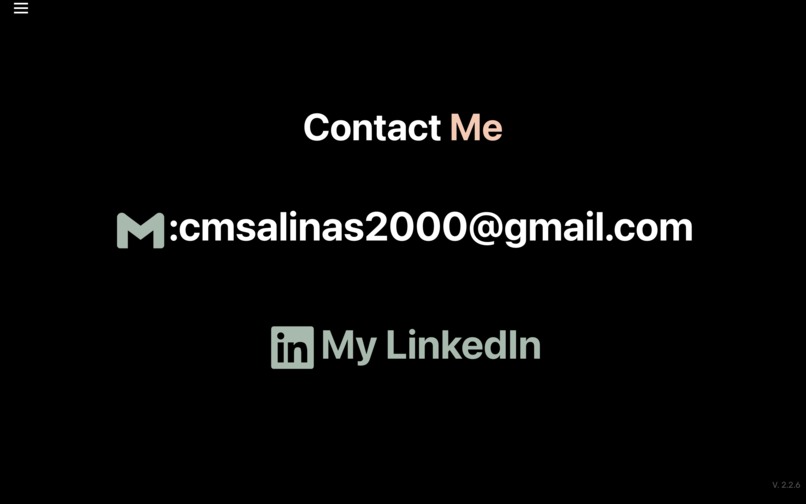 Portfolio website – screenshot 7