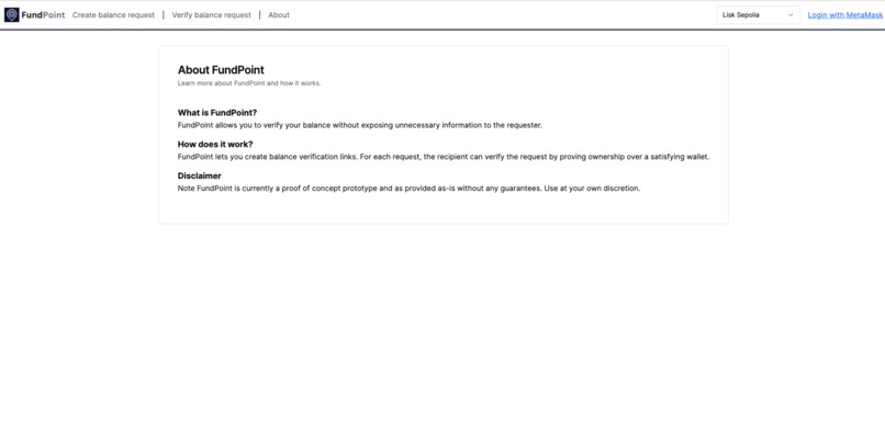 FundPoint – screenshot 2
