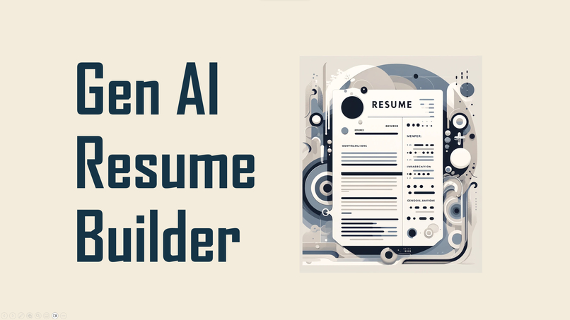 Gen AI Resume Builder – screenshot 1