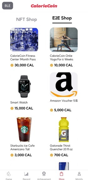 Caloriecoin E2E JumpGame – screenshot 4