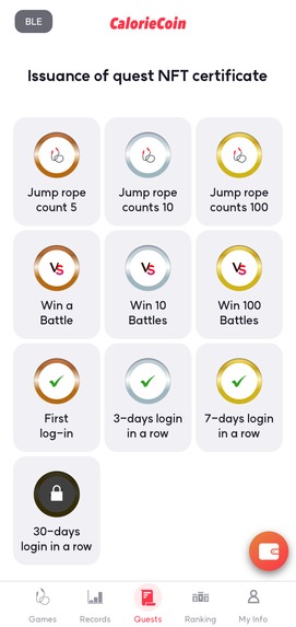 Caloriecoin E2E JumpGame – screenshot 5