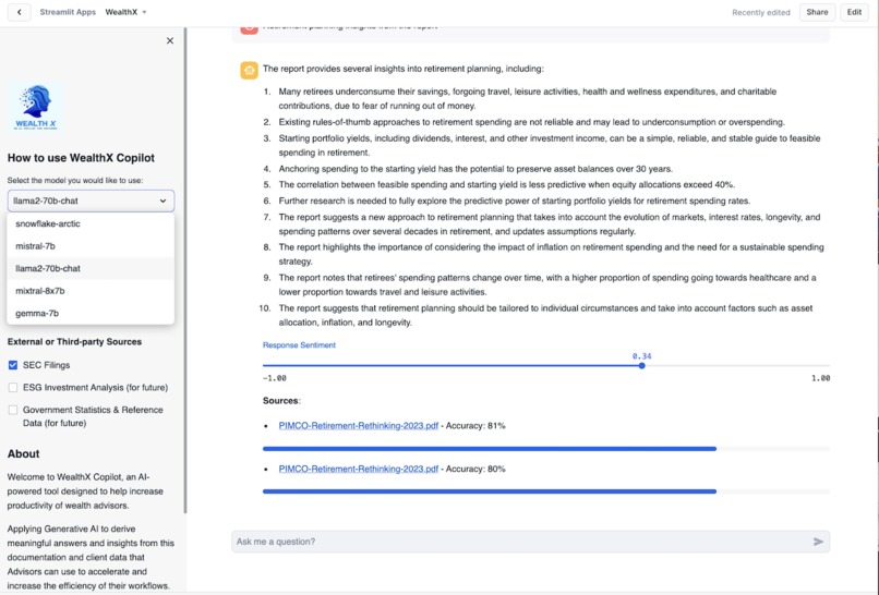 Wealth X: A Wealth Insights Generator for Financial Advisors – screenshot 3