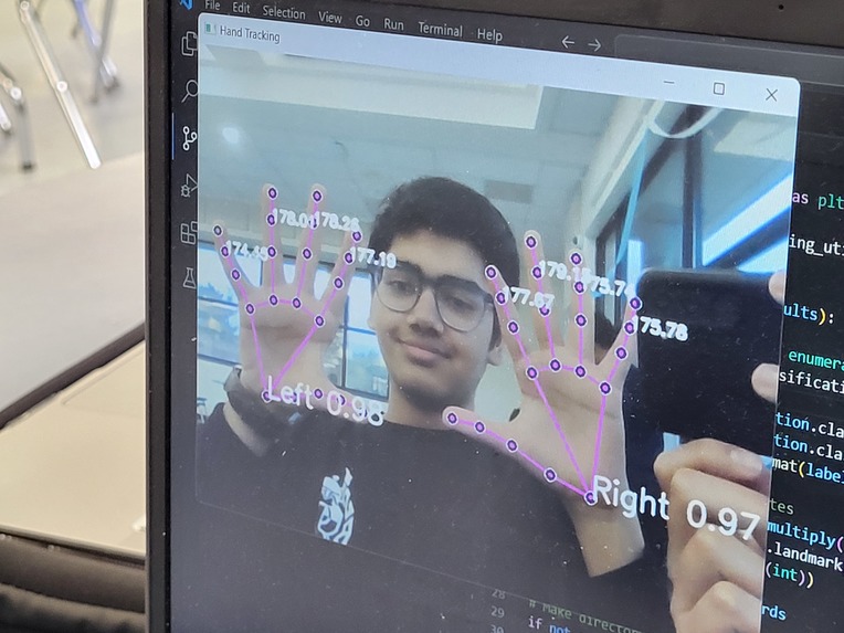 Hand Tracking for Pre-Diagnosis Aid – screenshot 1