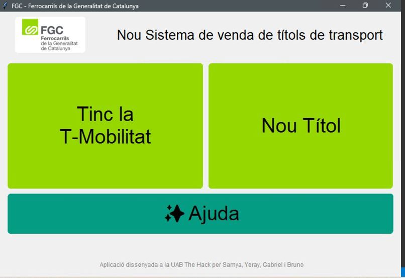 Remodelacion Software maquinas autoventa FGC – screenshot 1