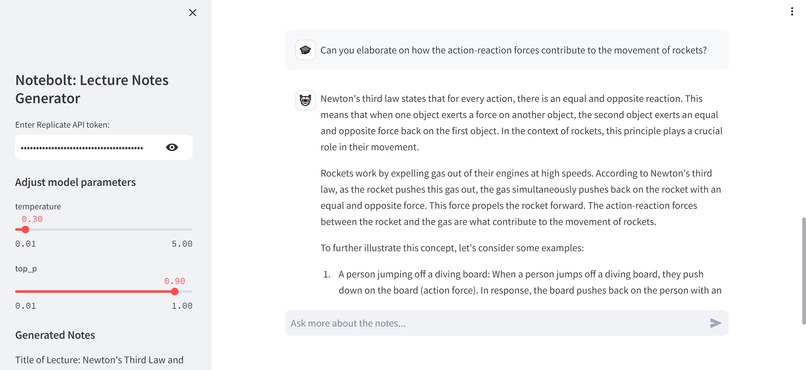 Notebolt: Your AI Co-Pilot for Effortless Lecture Notes – screenshot 4