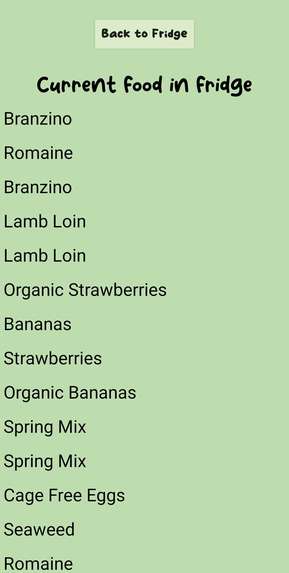 SmartFridge – screenshot 3