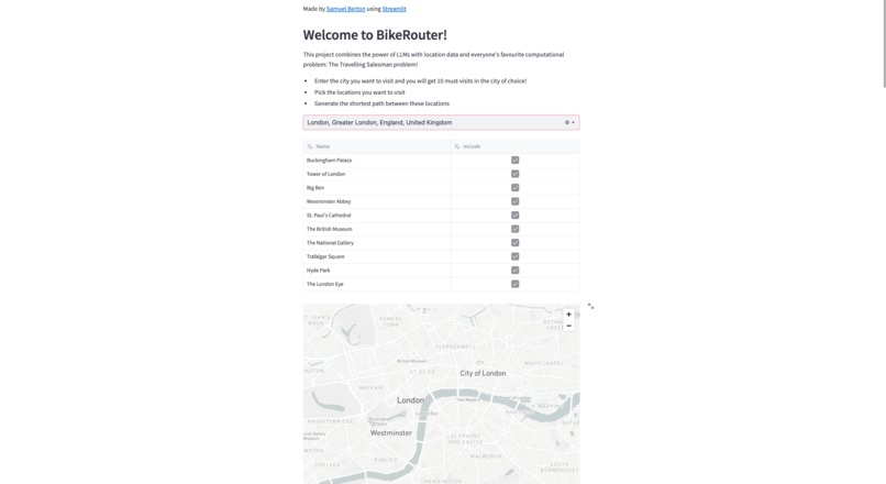 BikeRouter – screenshot 1