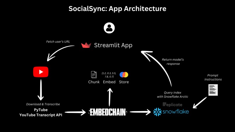 SocialSync: YouTube Videos to Social Media Posts – screenshot 1