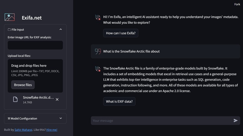 Exifa.net – screenshot 7