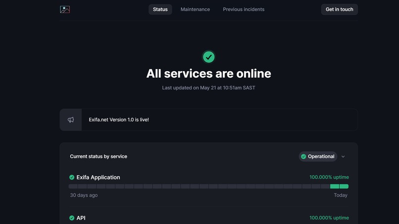 Exifa.net – screenshot 9