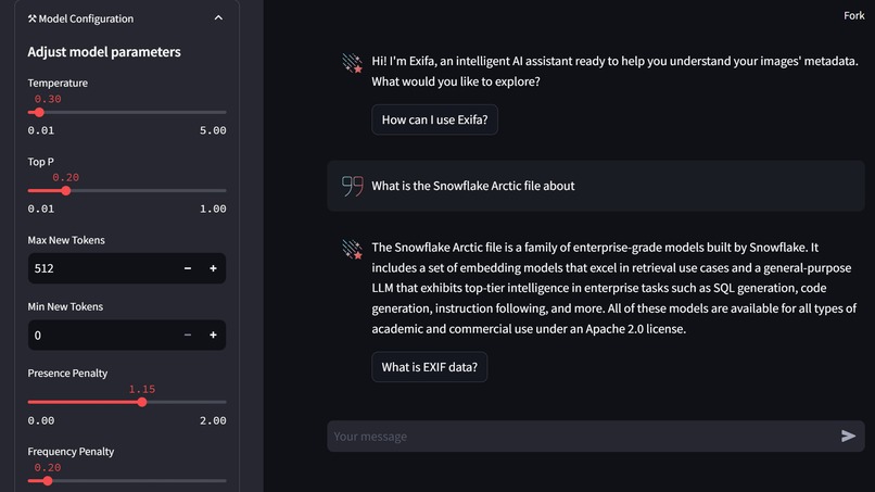 Exifa.net – screenshot 3