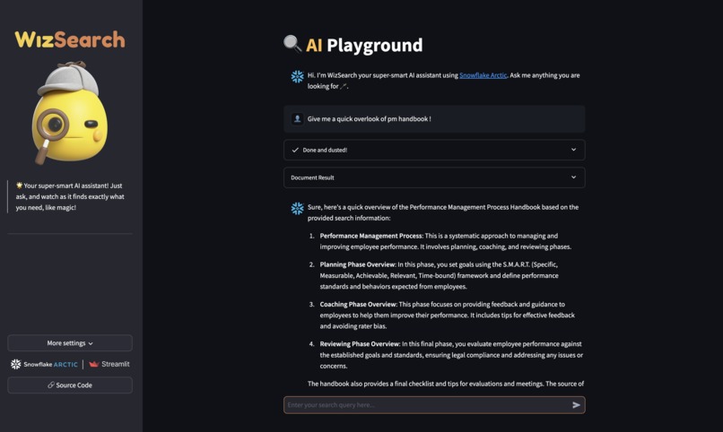 WizSearch – screenshot 2