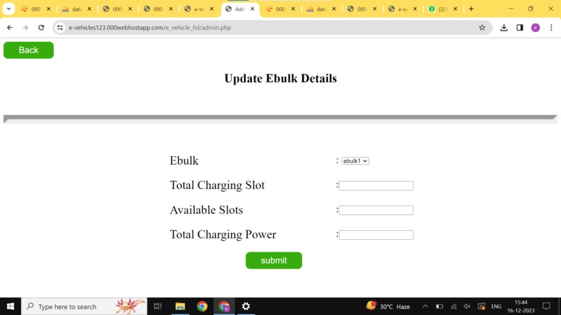 IOT based E-Vehicle Battery Management System – screenshot 1