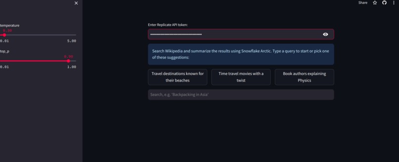 Wiki Search – screenshot 1