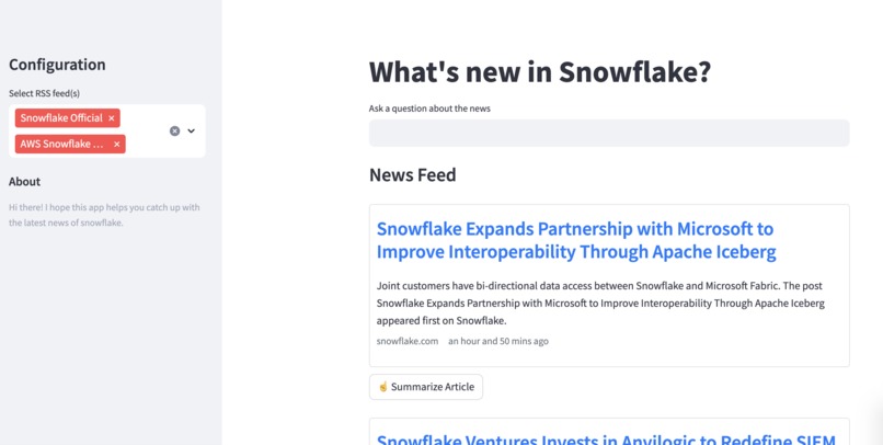 What's new in Snowflake – screenshot 1