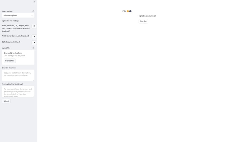 better-cover-letter-generator – screenshot 3