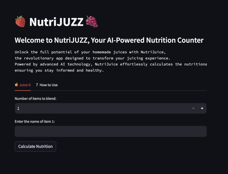 NutriJuzz – screenshot 1